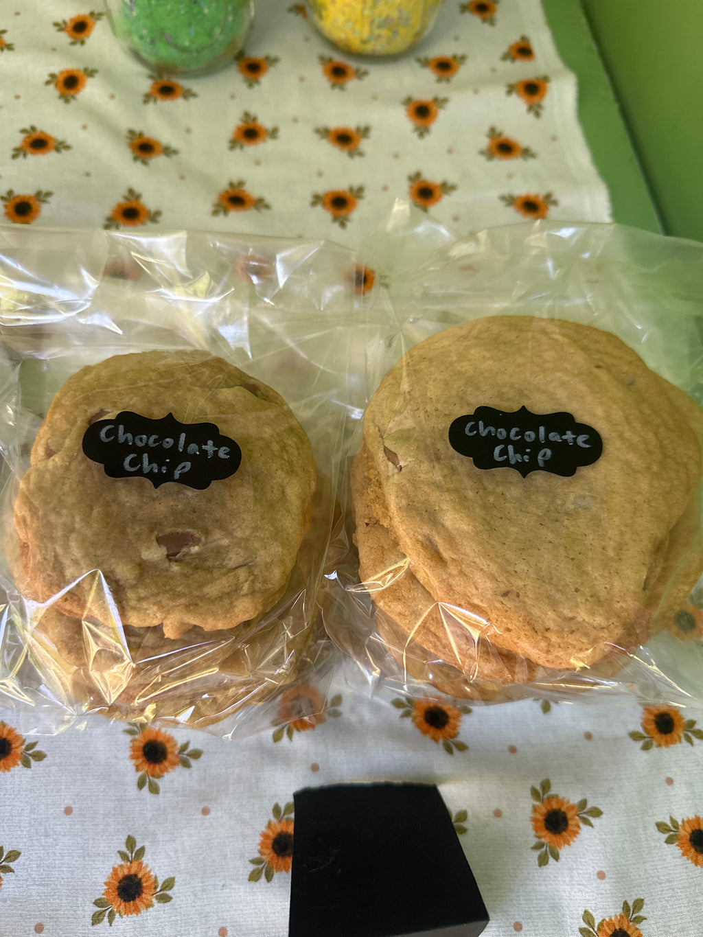 Fresh baked cookies