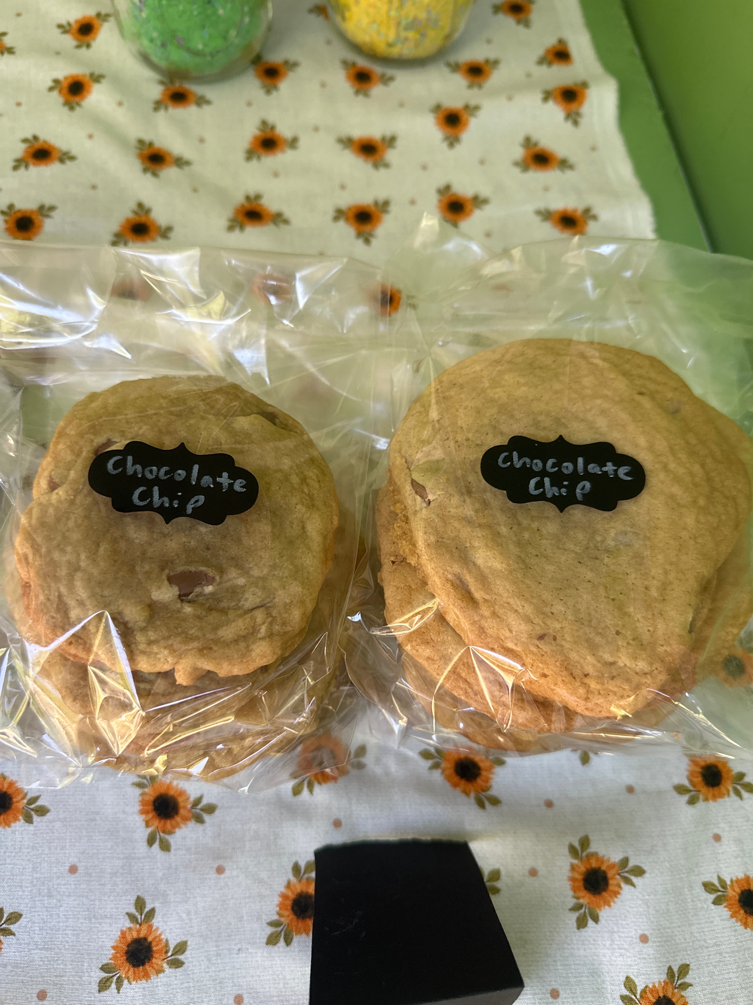Fresh baked cookies